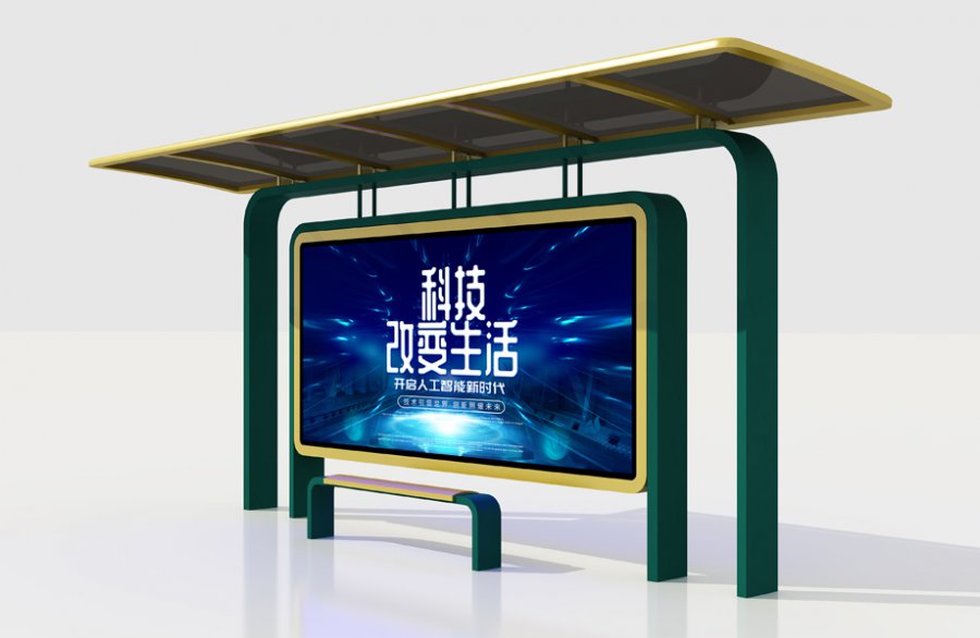 候車亭發(fā)貨了